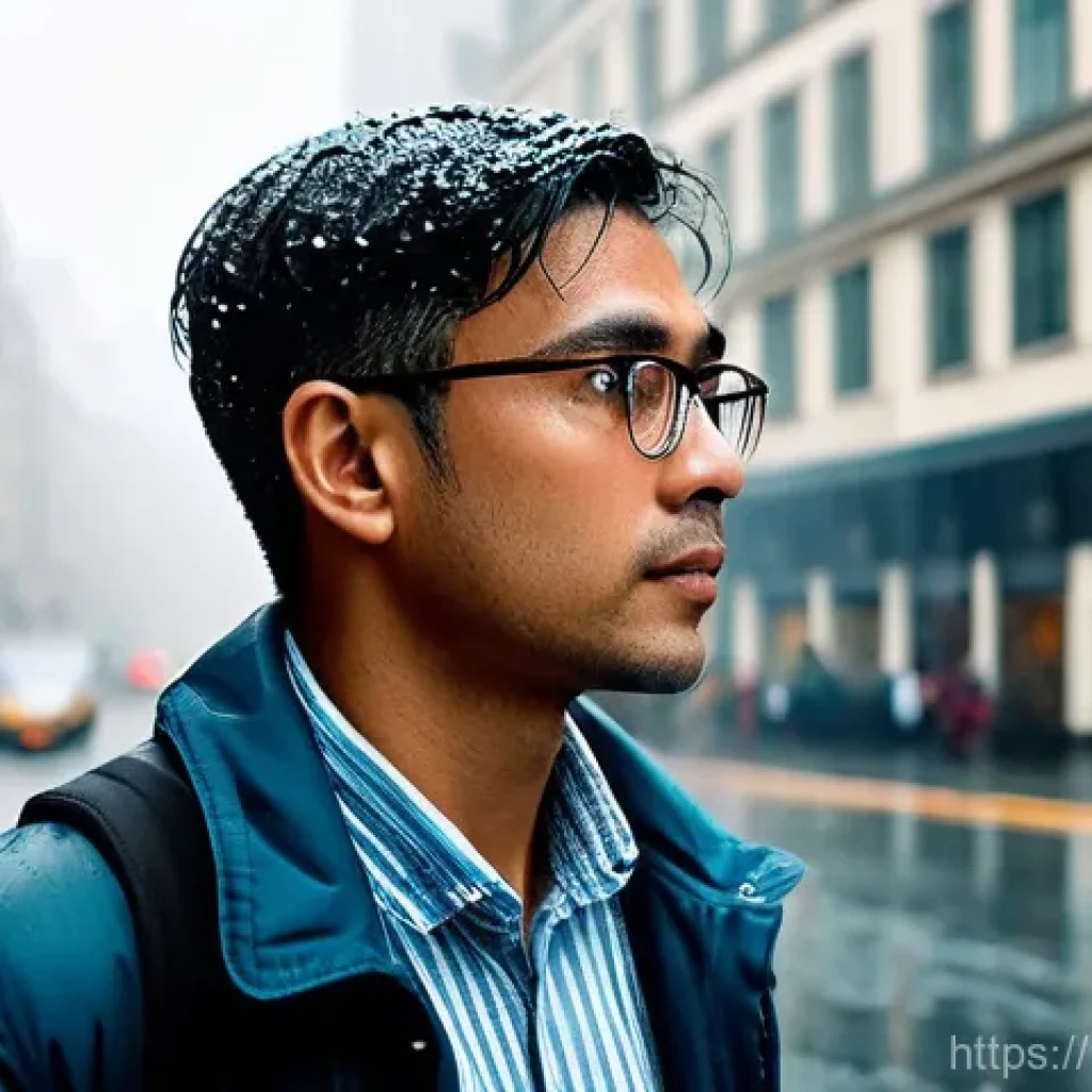 근시 레이저 시술 - **Prompt 1: The Daily Struggle with Vision Aids**
"An adult, fully clothed in everyday casual we...
